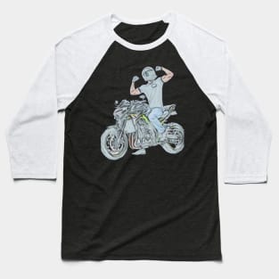 Gym rat & Biker tee Baseball T-Shirt